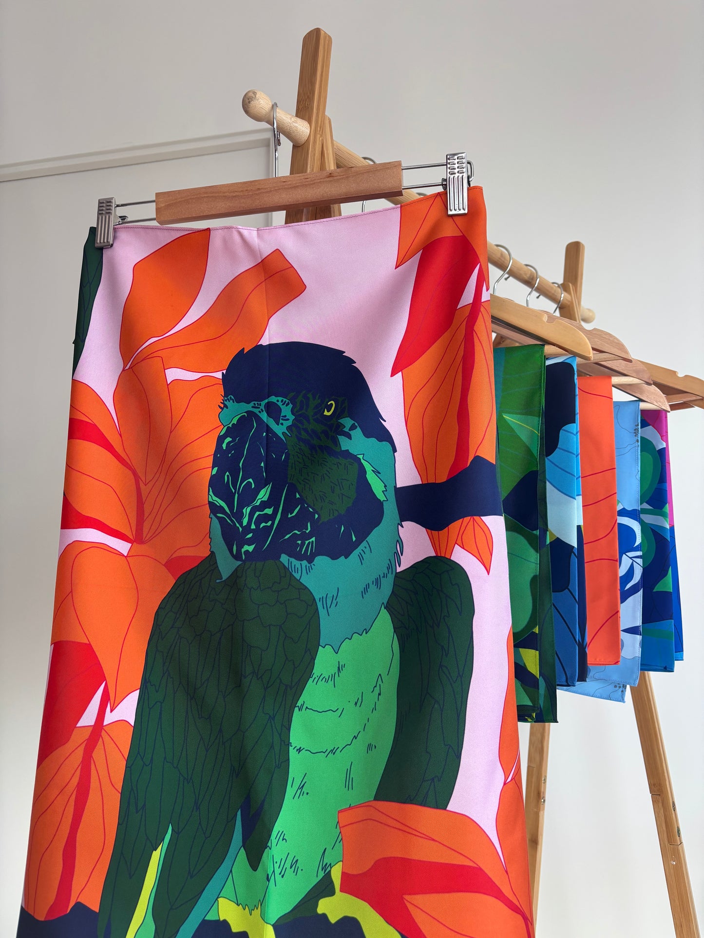 Double-Sided Silk Scarf – 66x66cm