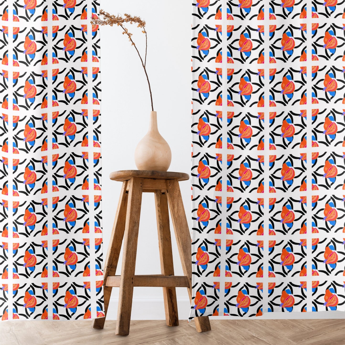 Talavera™ High-Contrast Black and White Pattern by Charlotte Designs