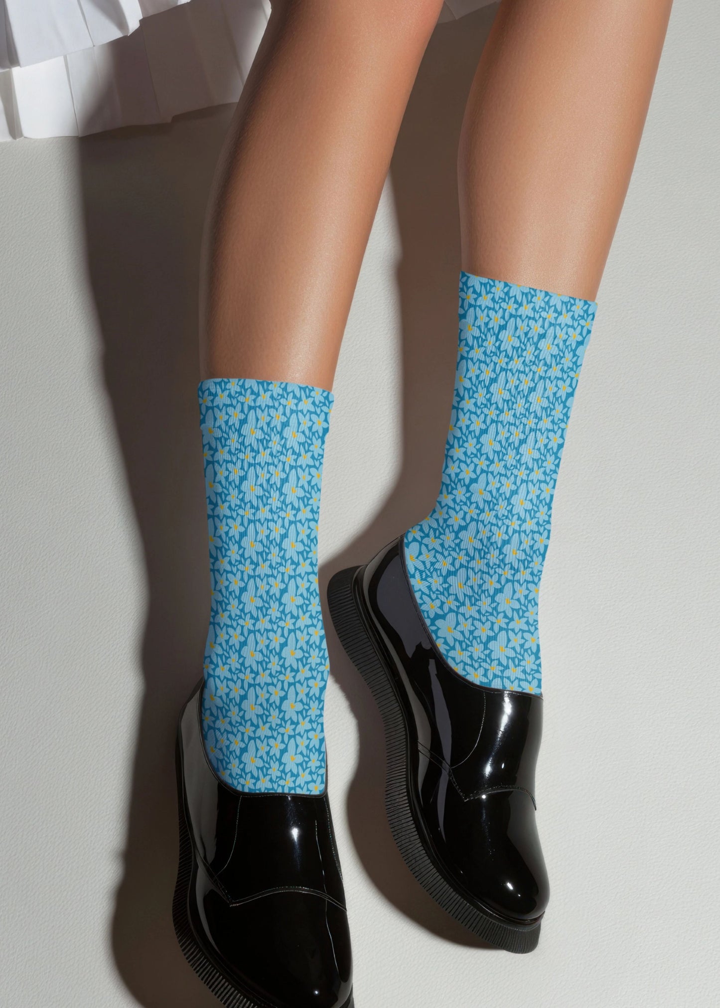 Baby Sister Blue ™ Vibrant Hand-Drawn Pattern by Charlotte Design