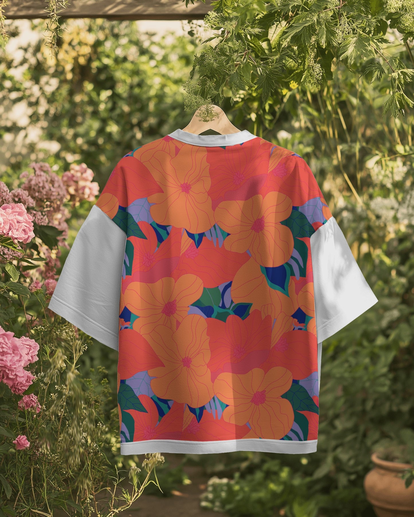 Blood Orange Flowers™ Print by Charlotte Design