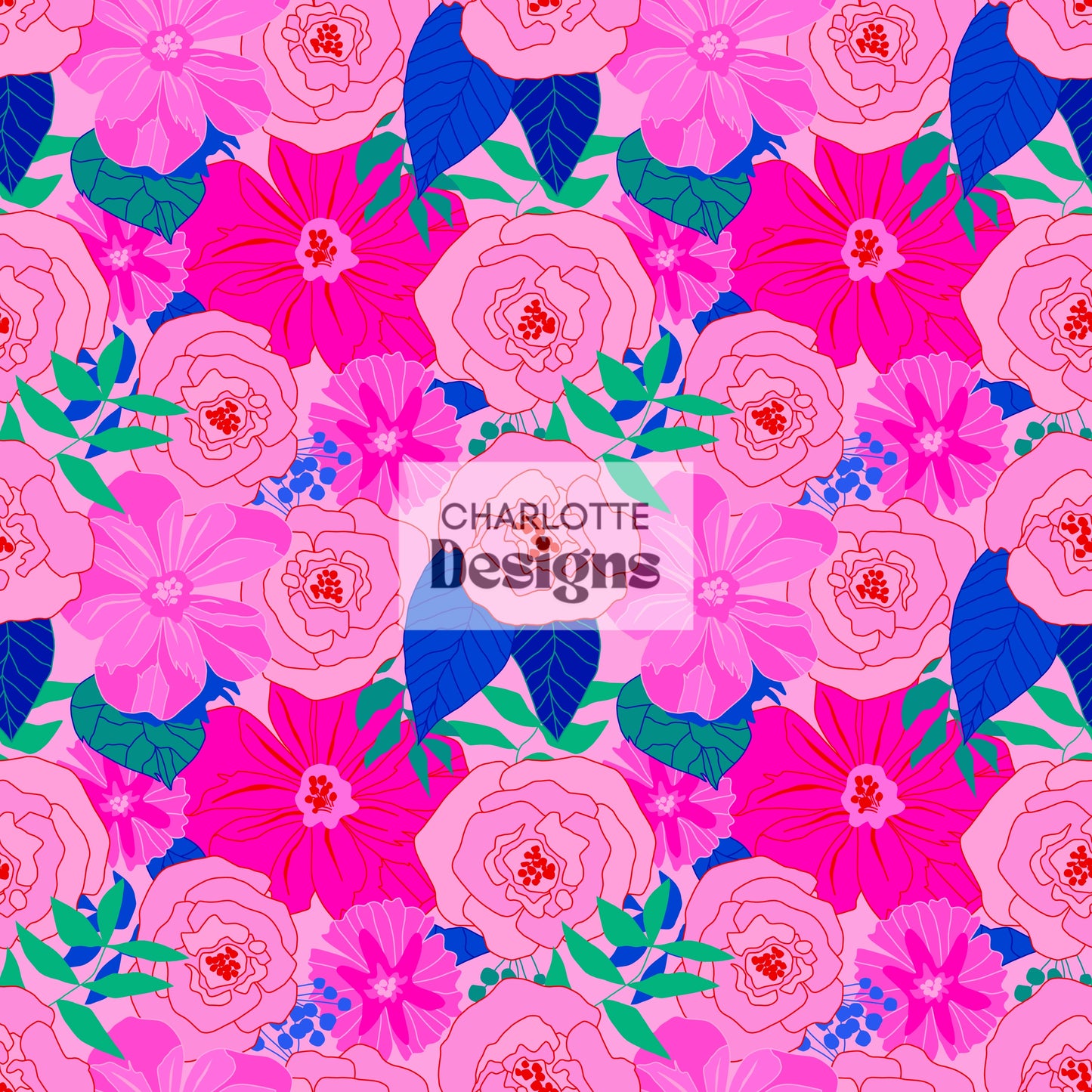 Calendula™ Vibrant Floral Print | Charlotte Design