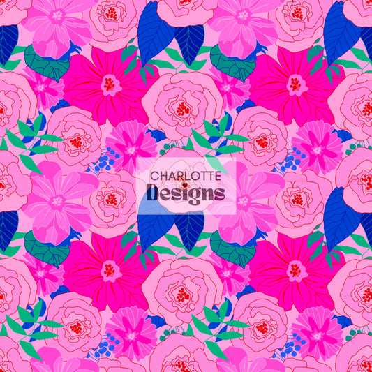 Calendula™ Vibrant Floral Print | Charlotte Design