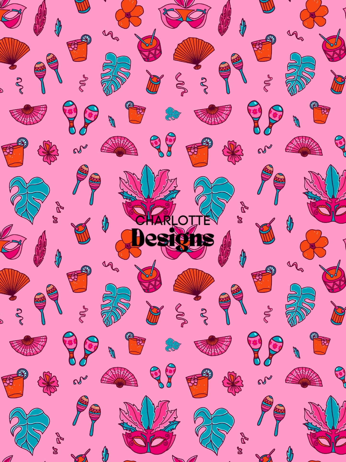 Carioca Carnival™ — Exclusive Brazil x Rio Pattern Licence
