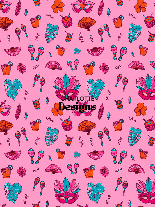 Carioca Carnival™ — Exclusive Brazil x Rio Pattern Licence