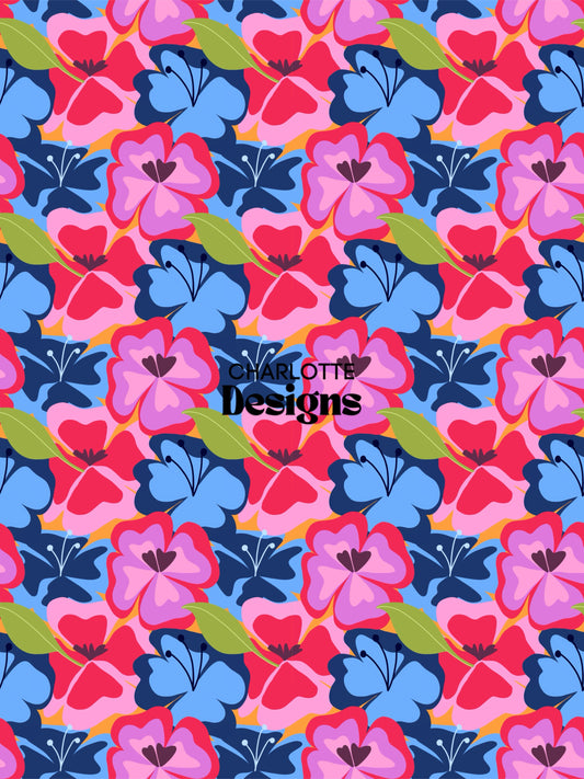 Choco™ Floral Pattern Design by Charlotte Design