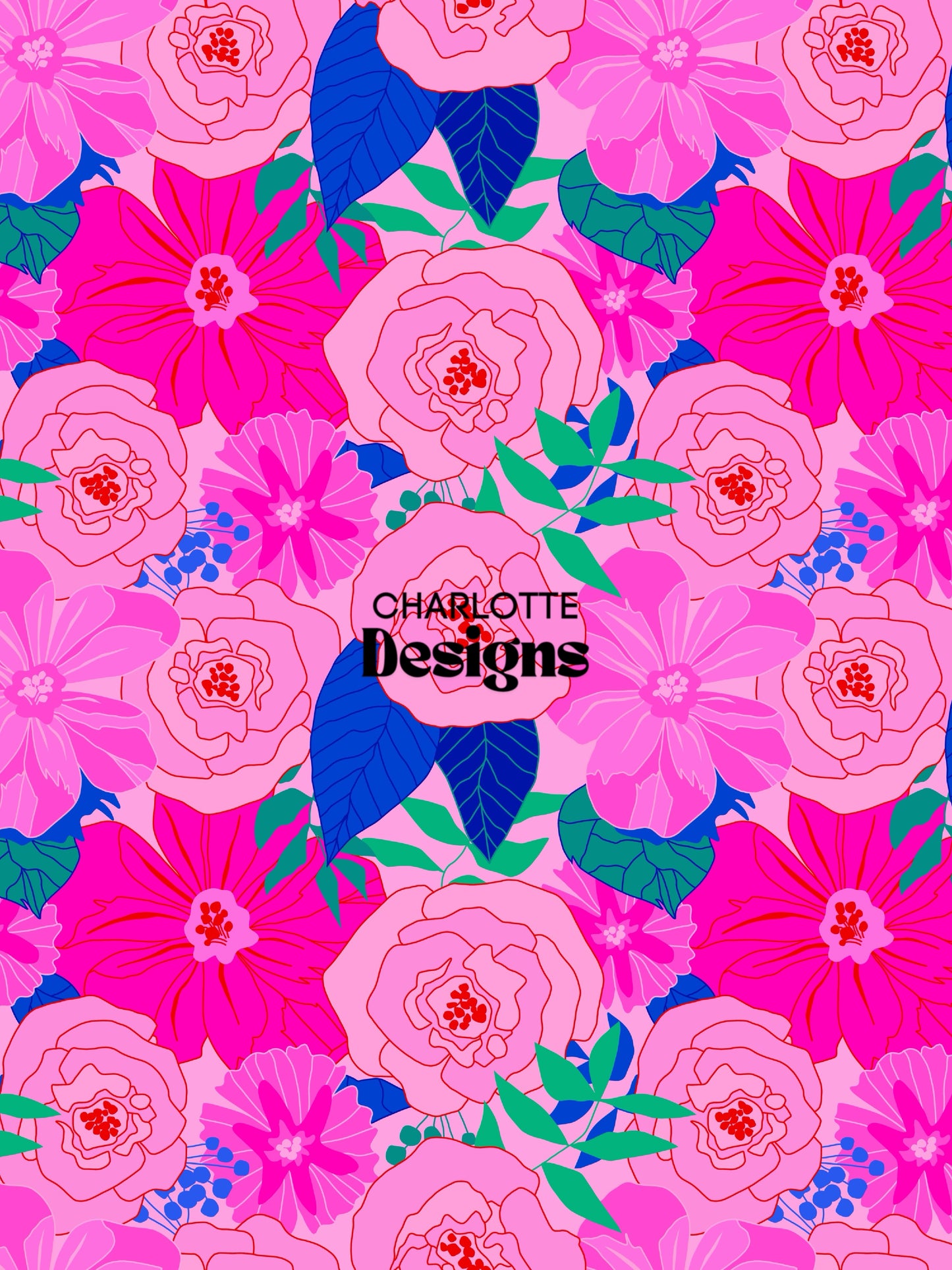 Calendula™ Vibrant Floral Print | Charlotte Design