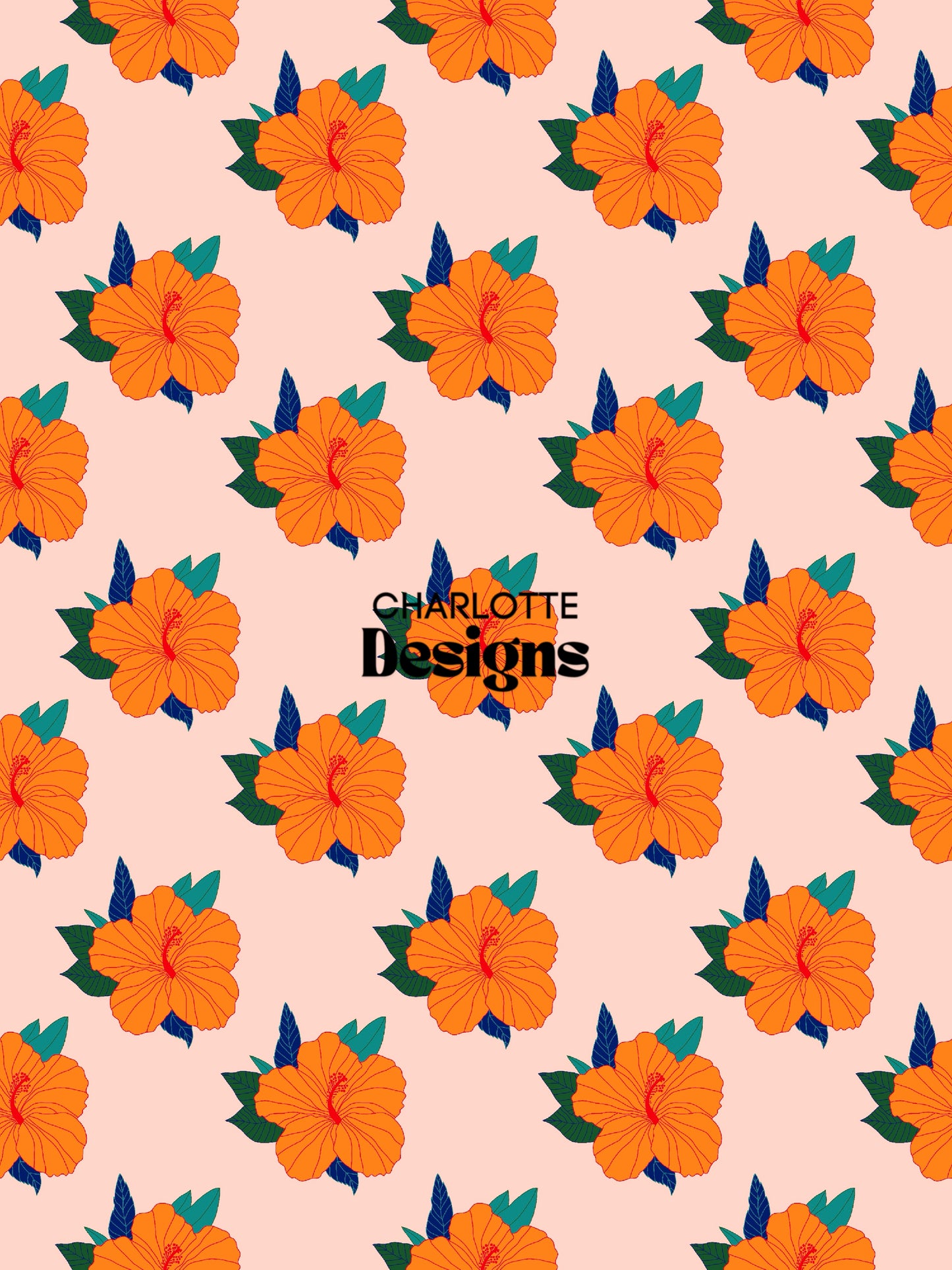 Bungaraya Petite™ Vibrant Hand-Drawn Pattern by Charlotte Designs