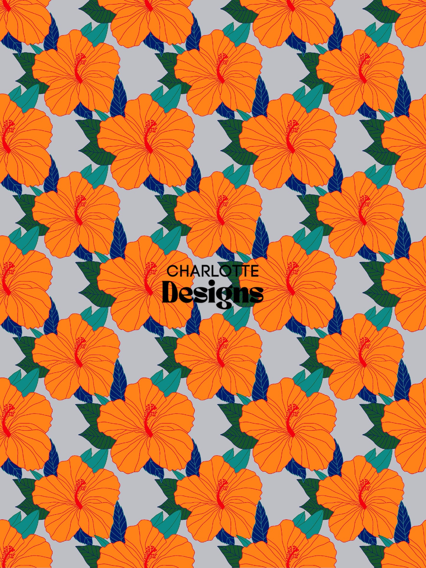 Bungaraya™ Vibrant Hand-Drawn Pattern by Charlotte Design