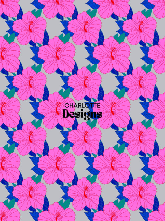 Bungaraya™ Vibrant Hand-Drawn Pattern by Charlotte Design