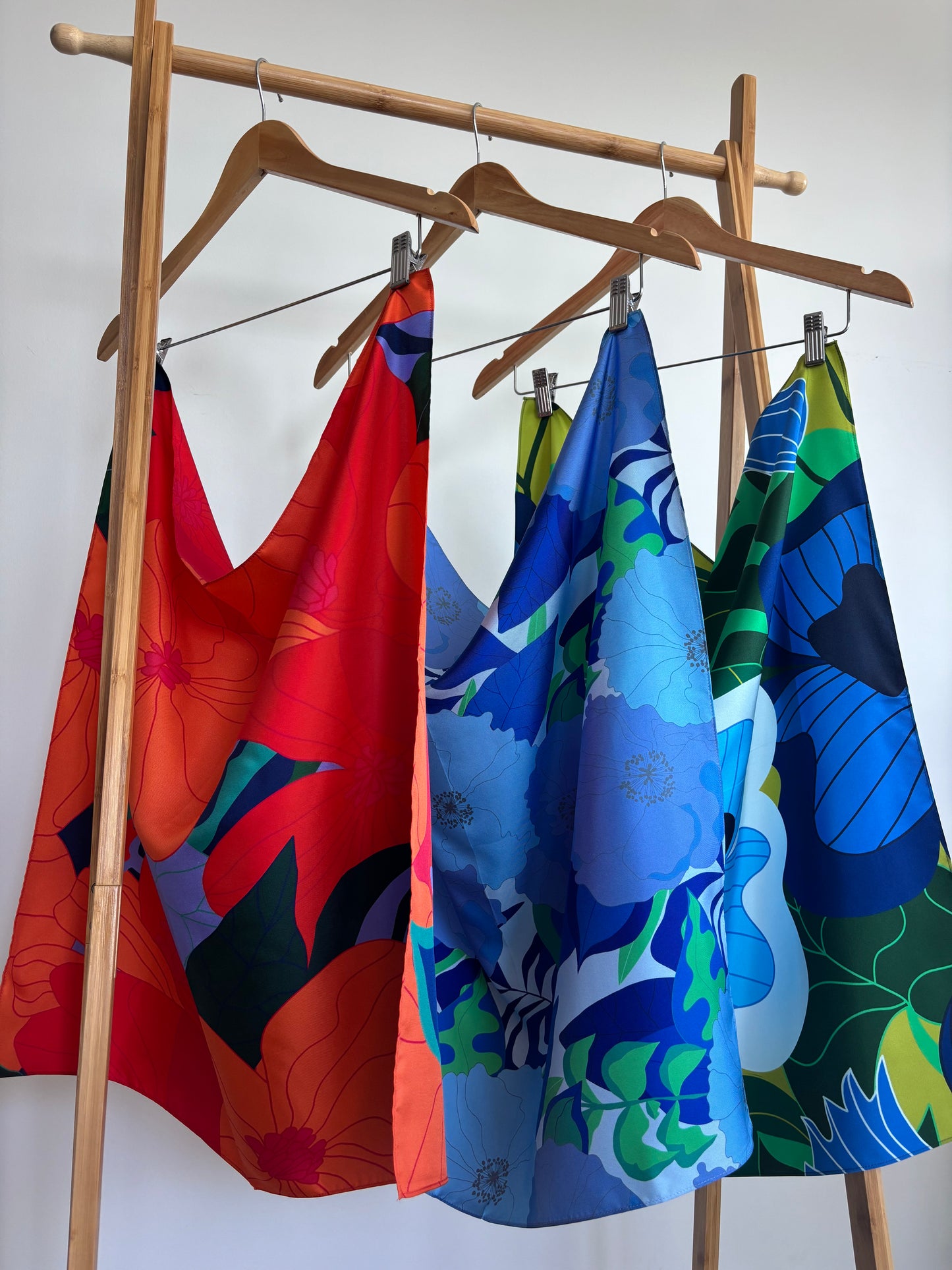 Double-Sided Silk Scarf™ by Charlotte Design 66x66cm