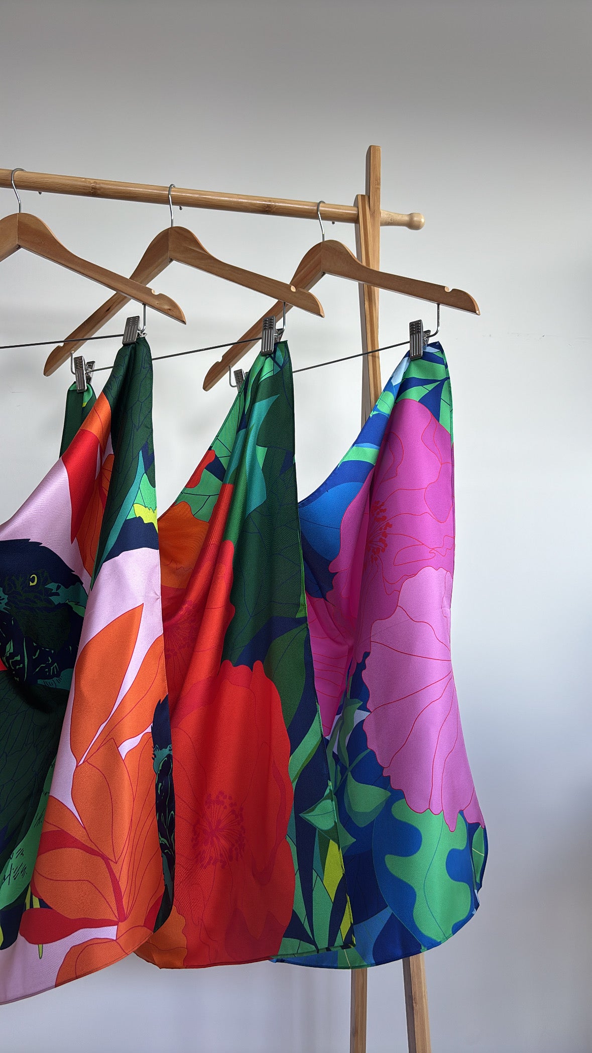 Double-Sided Silk Scarf™ by Charlotte Design 66x66cm