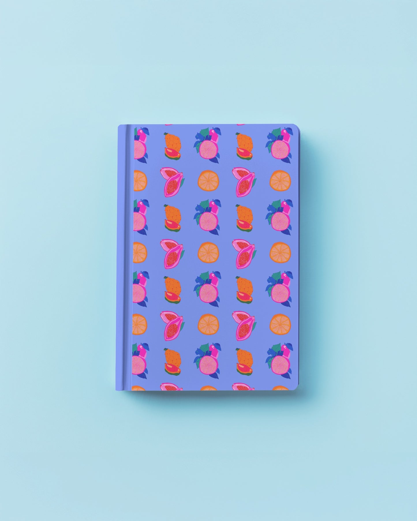 Fruit Machine™ Blue Print – Vibrant Tropical Design