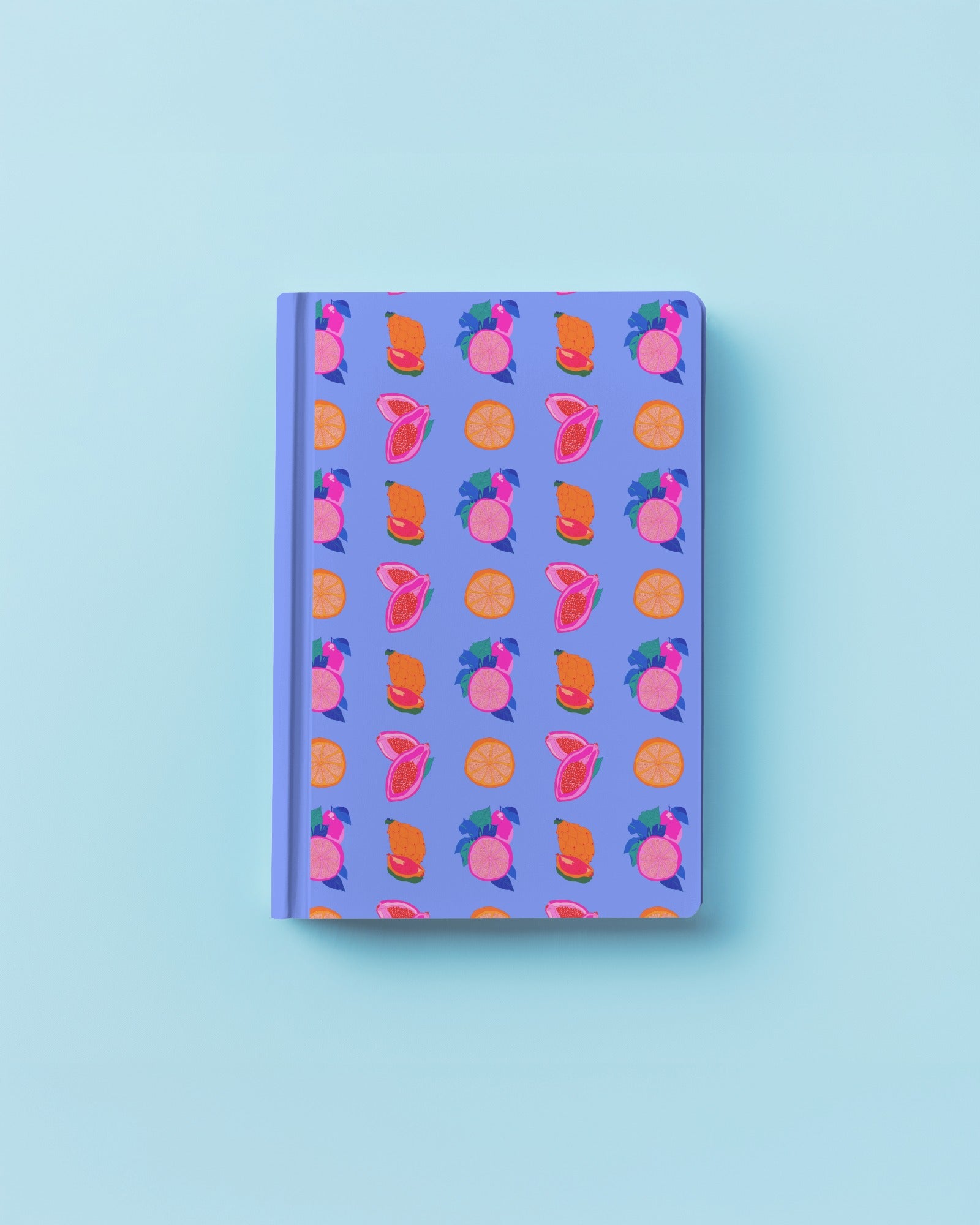 Fruit Machine™ Blue Print – Vibrant Tropical Design