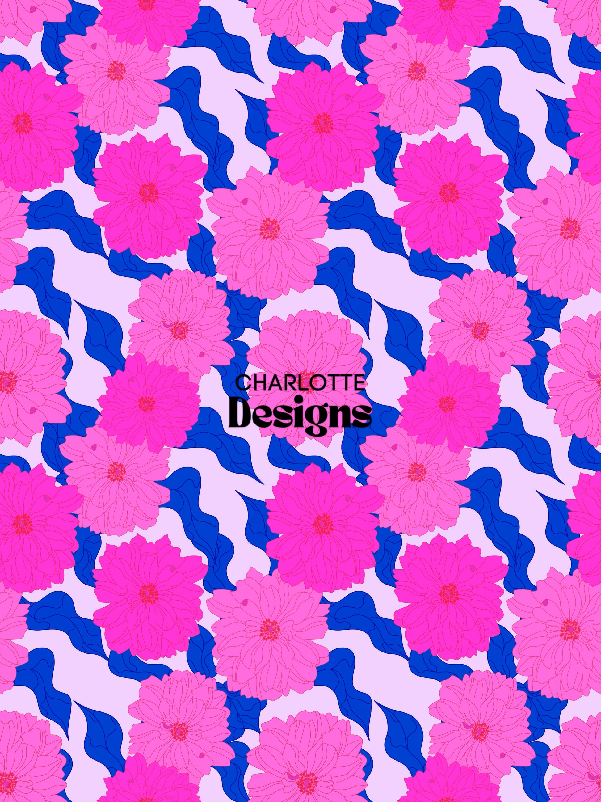 Golden Girasol™ Pink Print | Charlotte Design