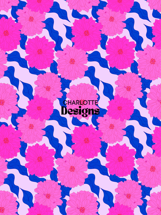 Golden Girasol™ Pink Print | Charlotte Design