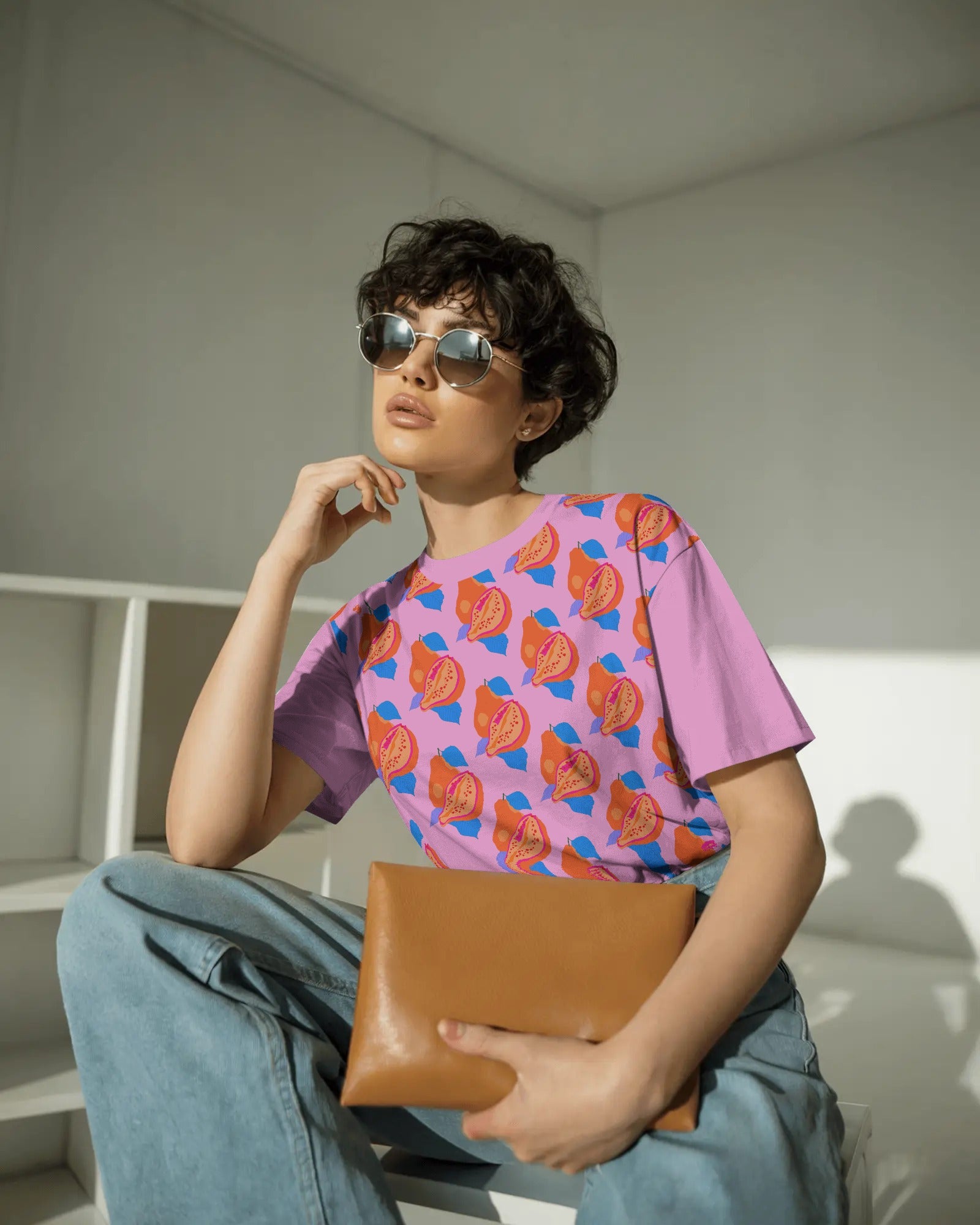 Guava™ Tropical Print by Charlotte Design | Vibrant Pattern