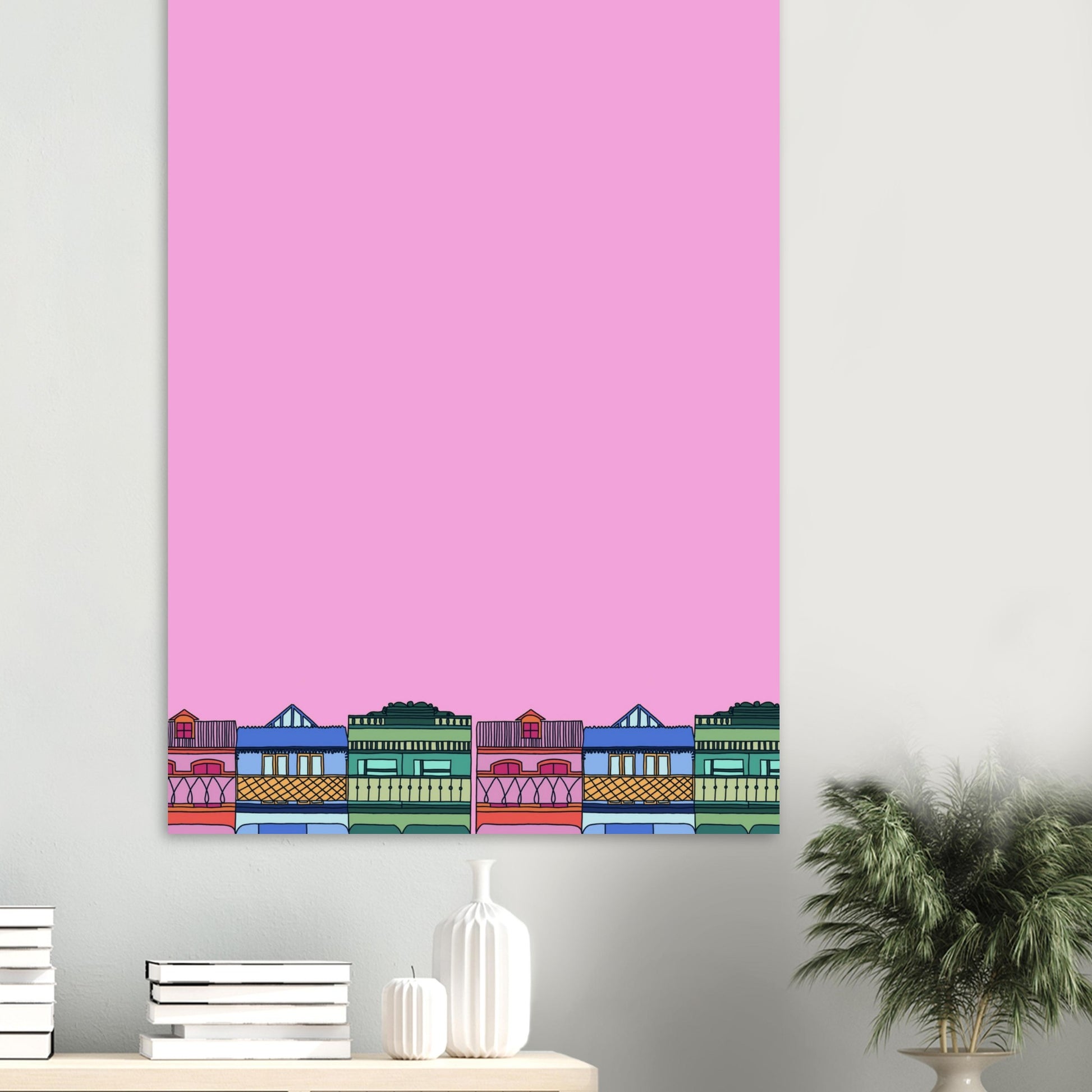 Happy Houses™ Premium Matte Paper Poster