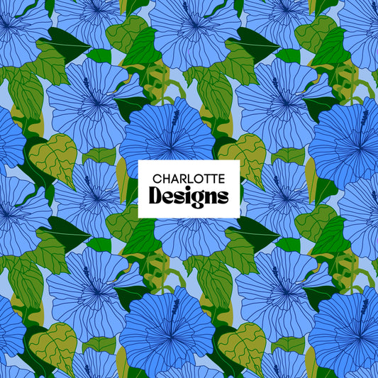 Hibiscus™ Pattern Design by Charlotte Design Studio