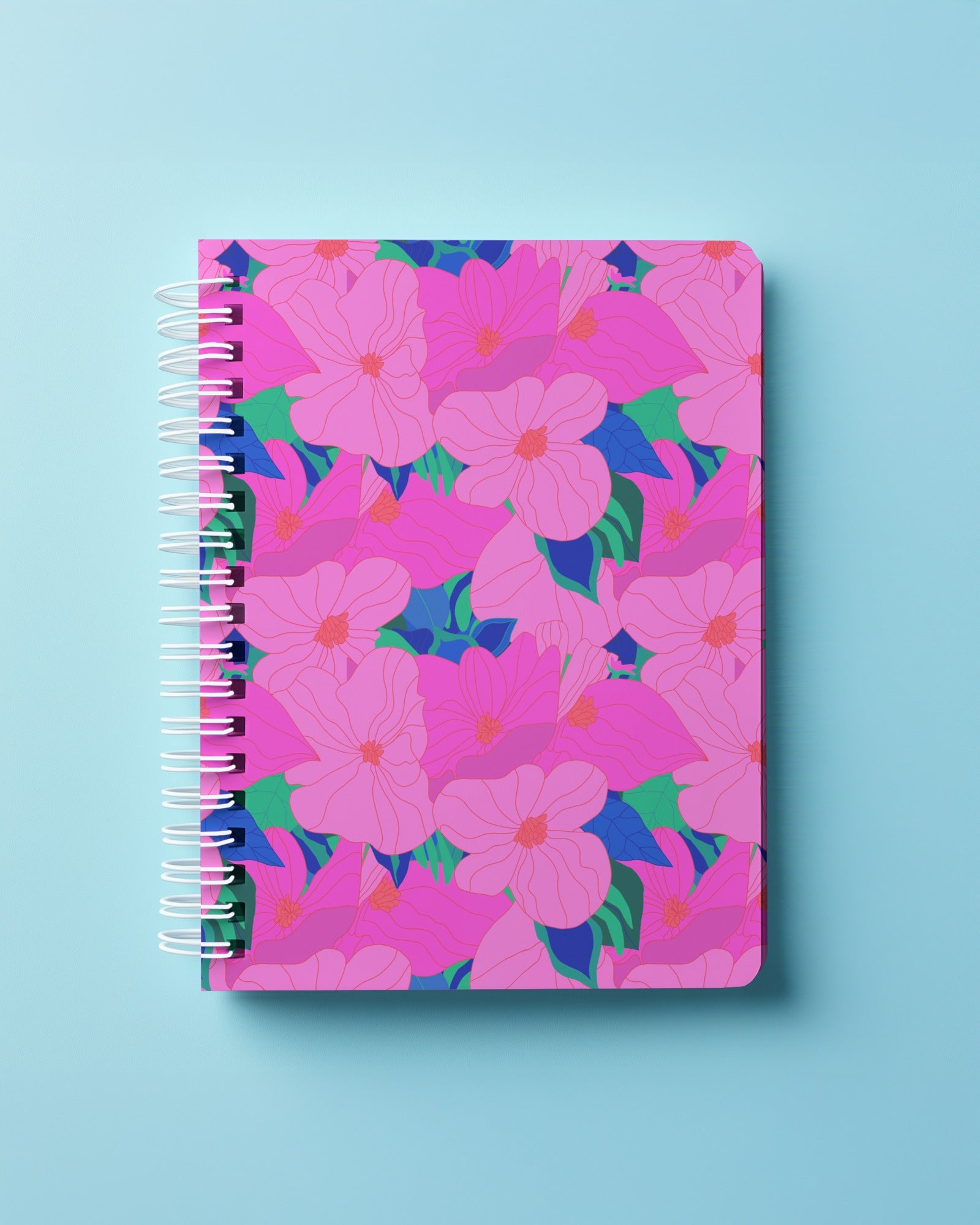 Hot Pink Flowers™ Bold Floral Print by Charlotte Designs