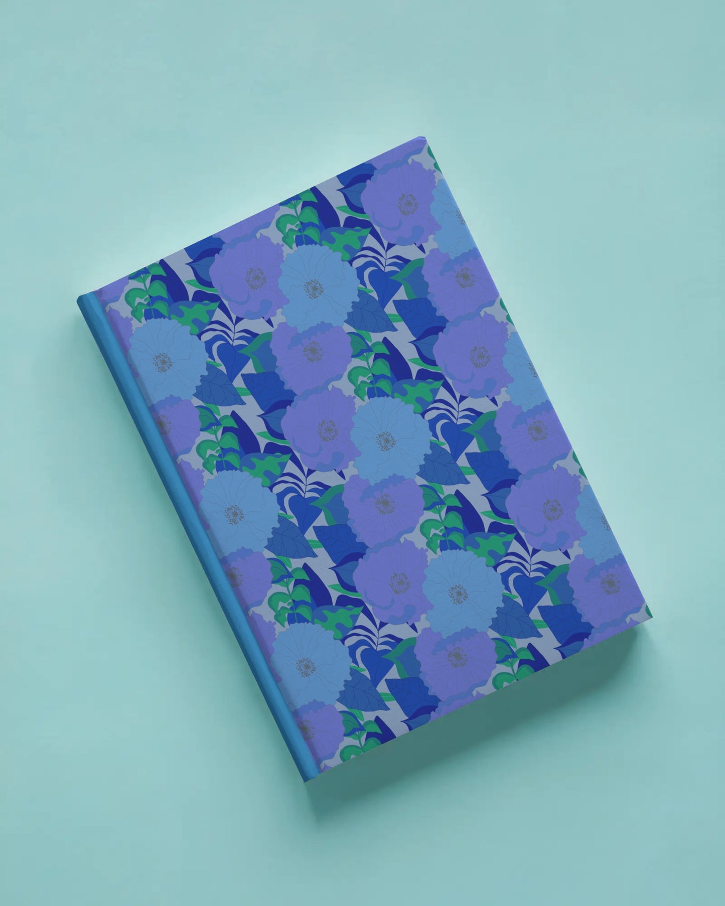 Inferno™ Blue Floral Pattern by Charlotte Design