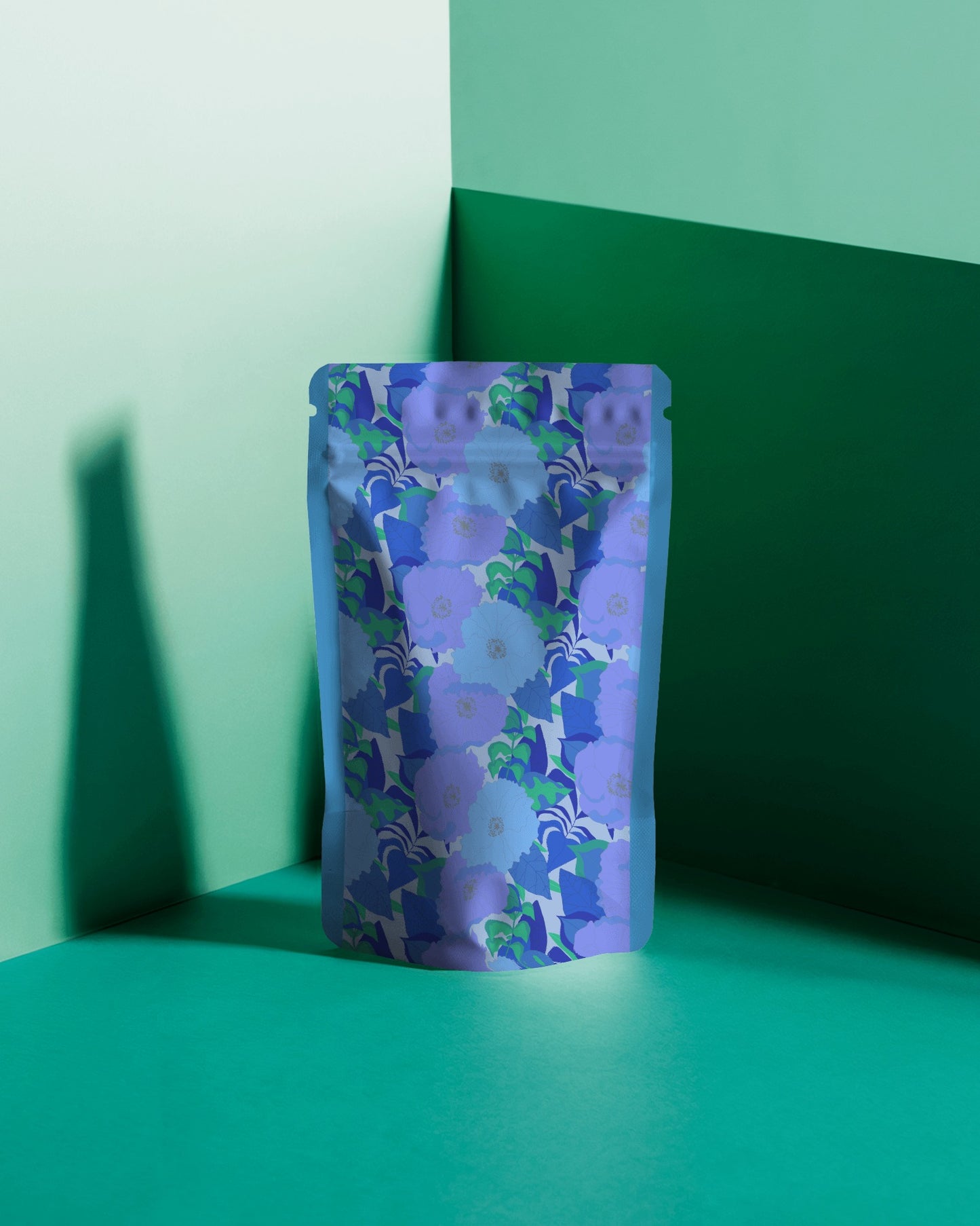 Inferno™ Blue Floral Pattern by Charlotte Design