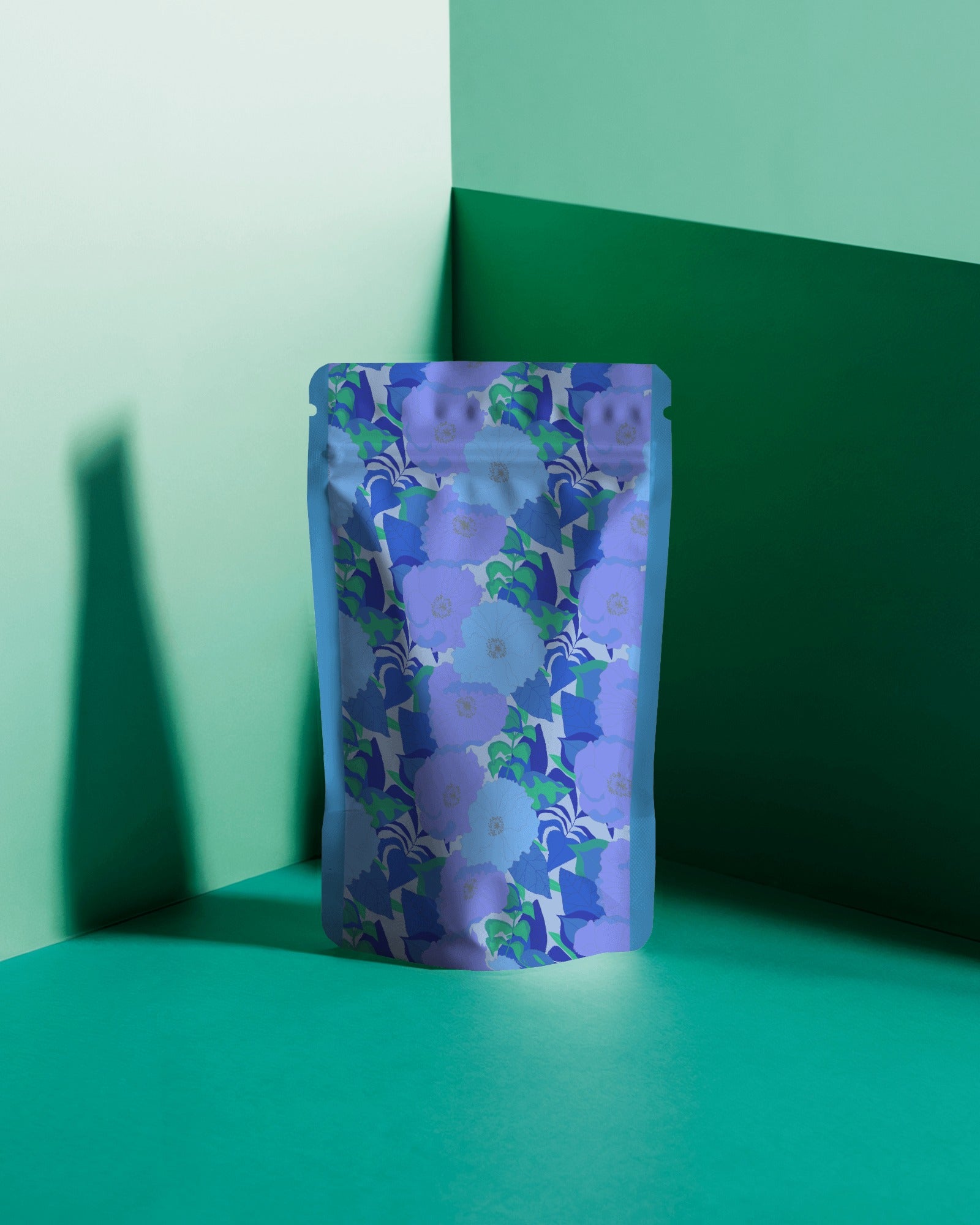 Inferno™ Blue Floral Pattern by Charlotte Design