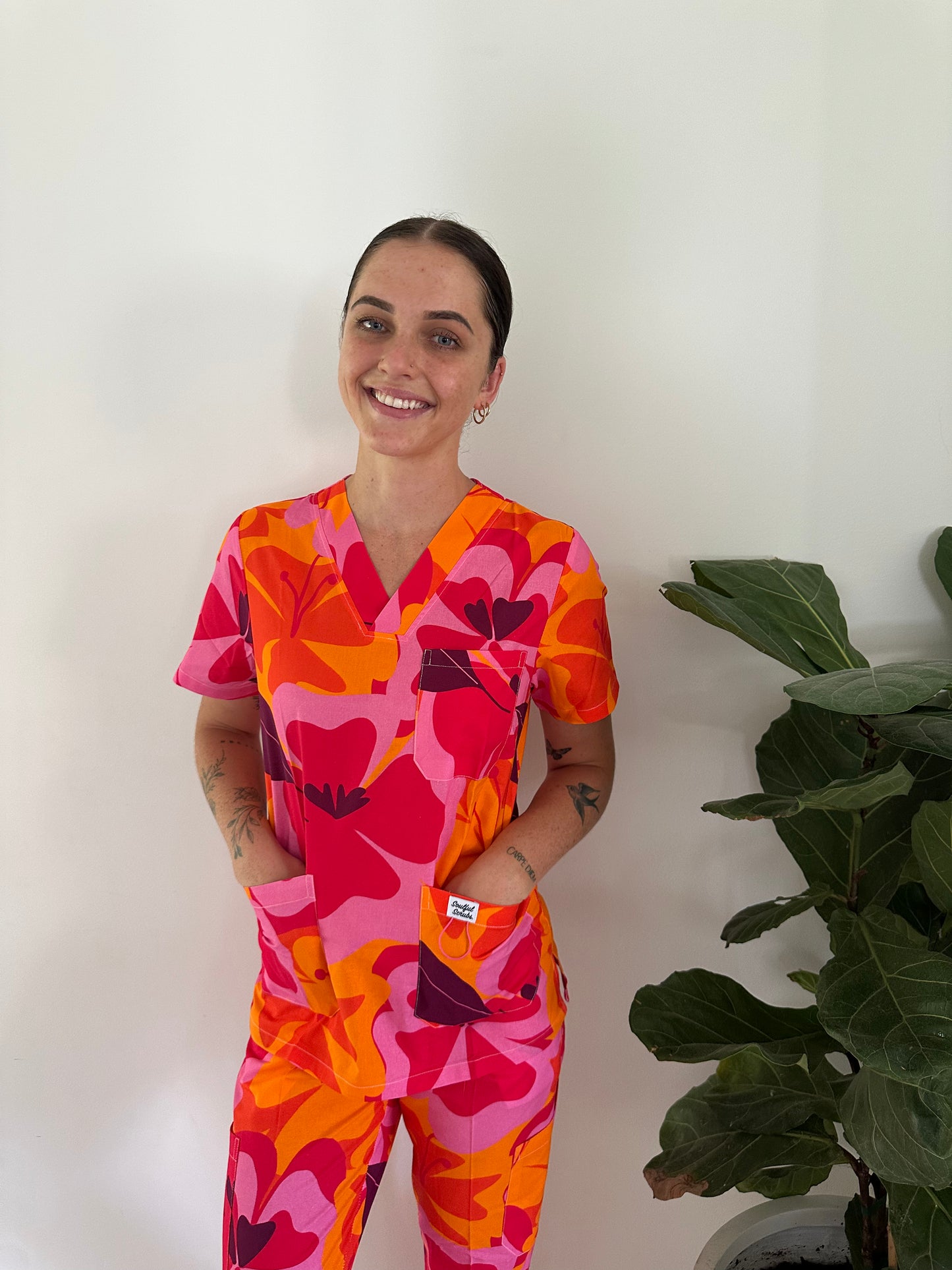 Mango Tango™ Vibrant Hand-Drawn Pattern by Charlotte Design