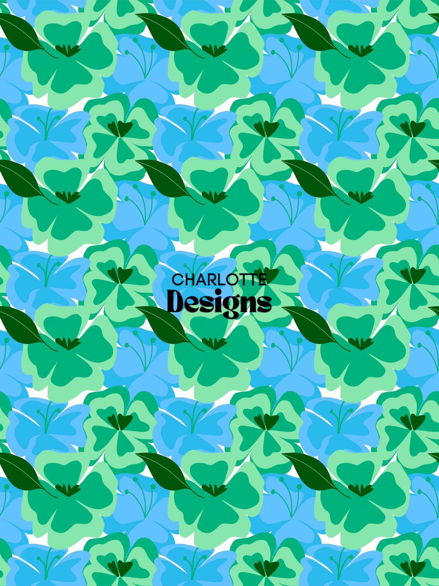 Minty Fresh™ Pattern Design by Charlotte Lowery