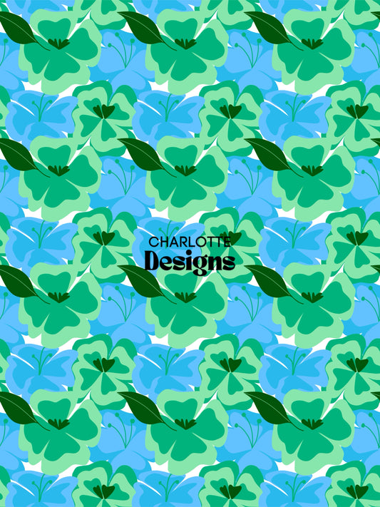 Minty Fresh™ Pattern Design by Charlotte Lowery