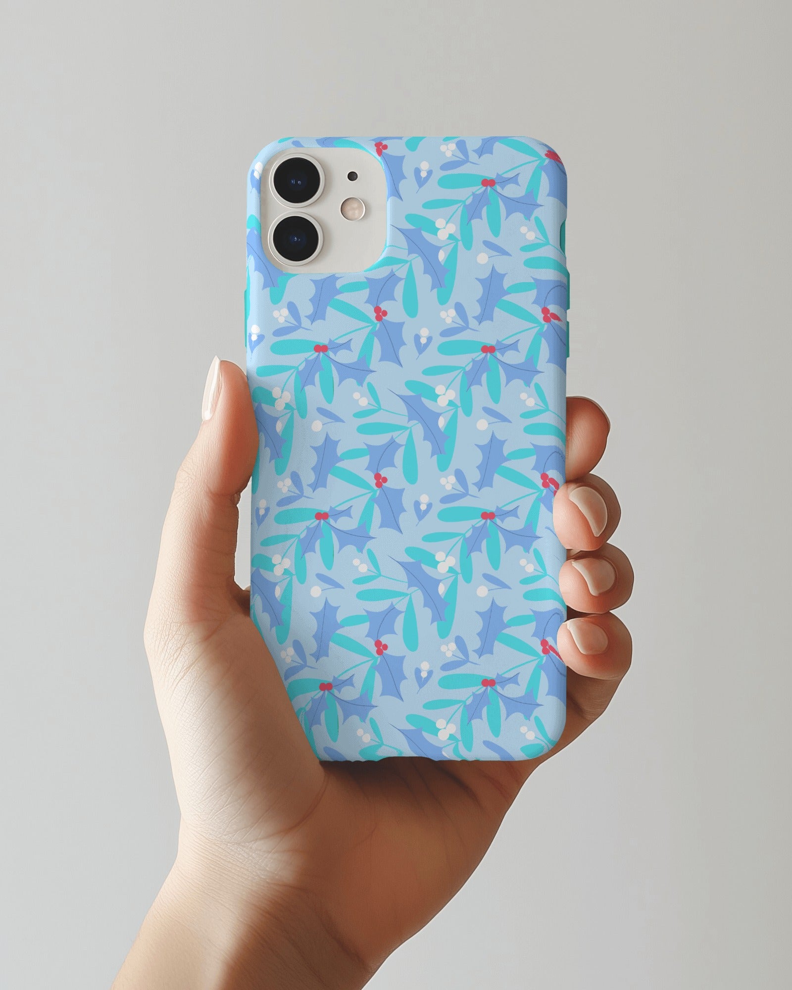 Mistletoe and Holly™ Festive Pattern by Charlotte Design