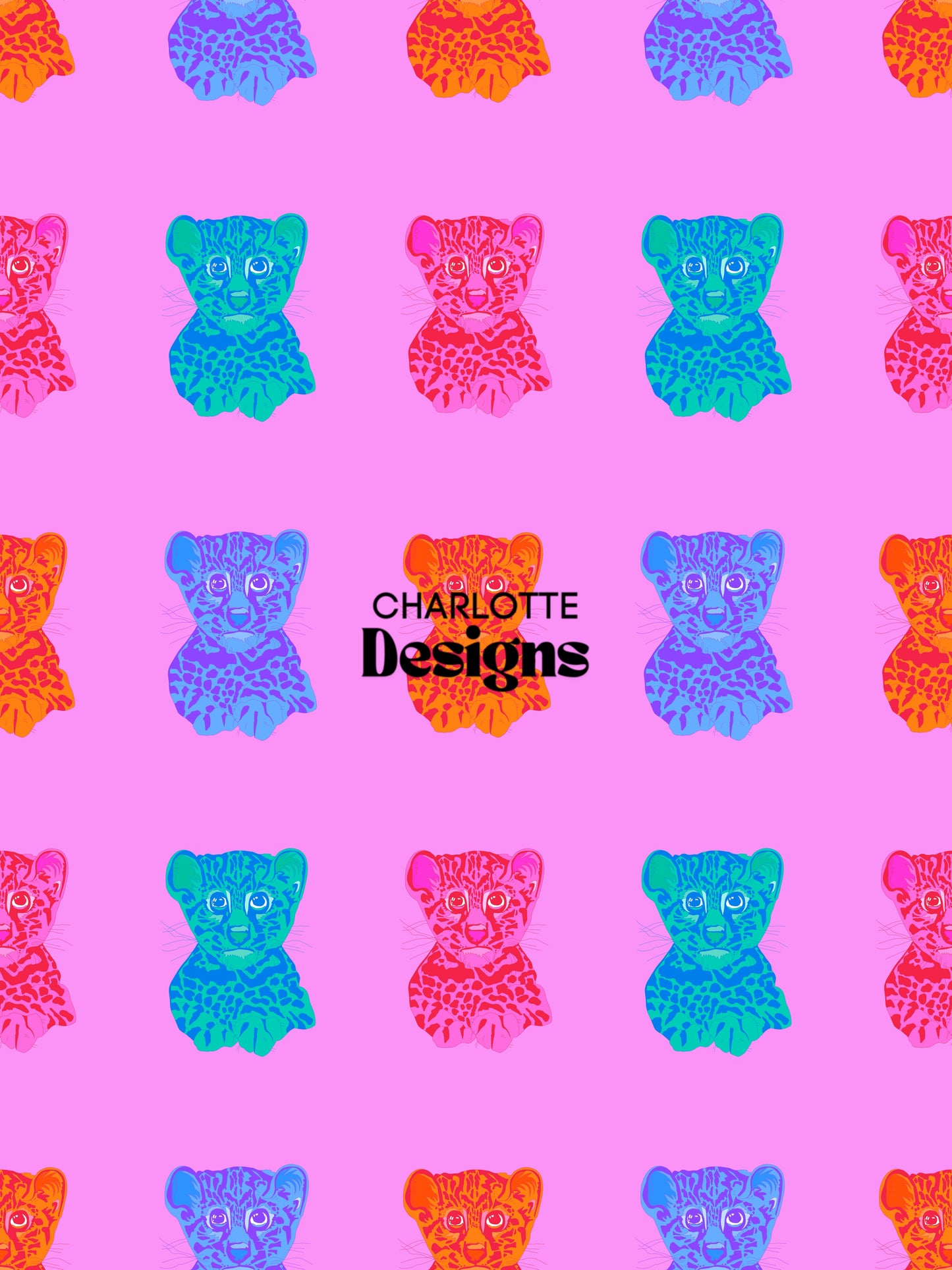 Ocelot™ Tropical Print by Charlotte Design | Vibrant Pattern
