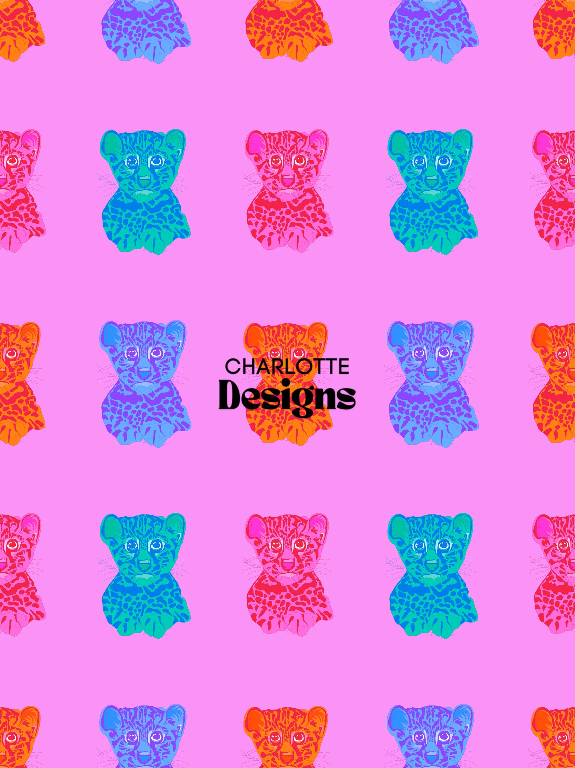 Ocelot™ Tropical Print by Charlotte Design | Vibrant Pattern