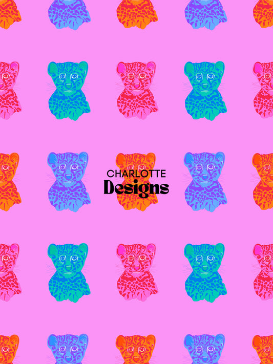 Ocelot™ Tropical Print by Charlotte Design | Vibrant Pattern