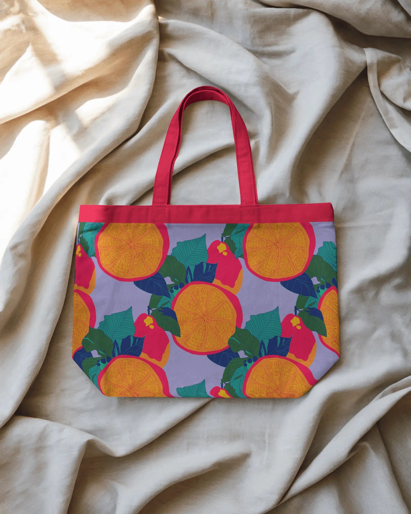 Orange Trellis™ Pattern Print by Charlotte Designs