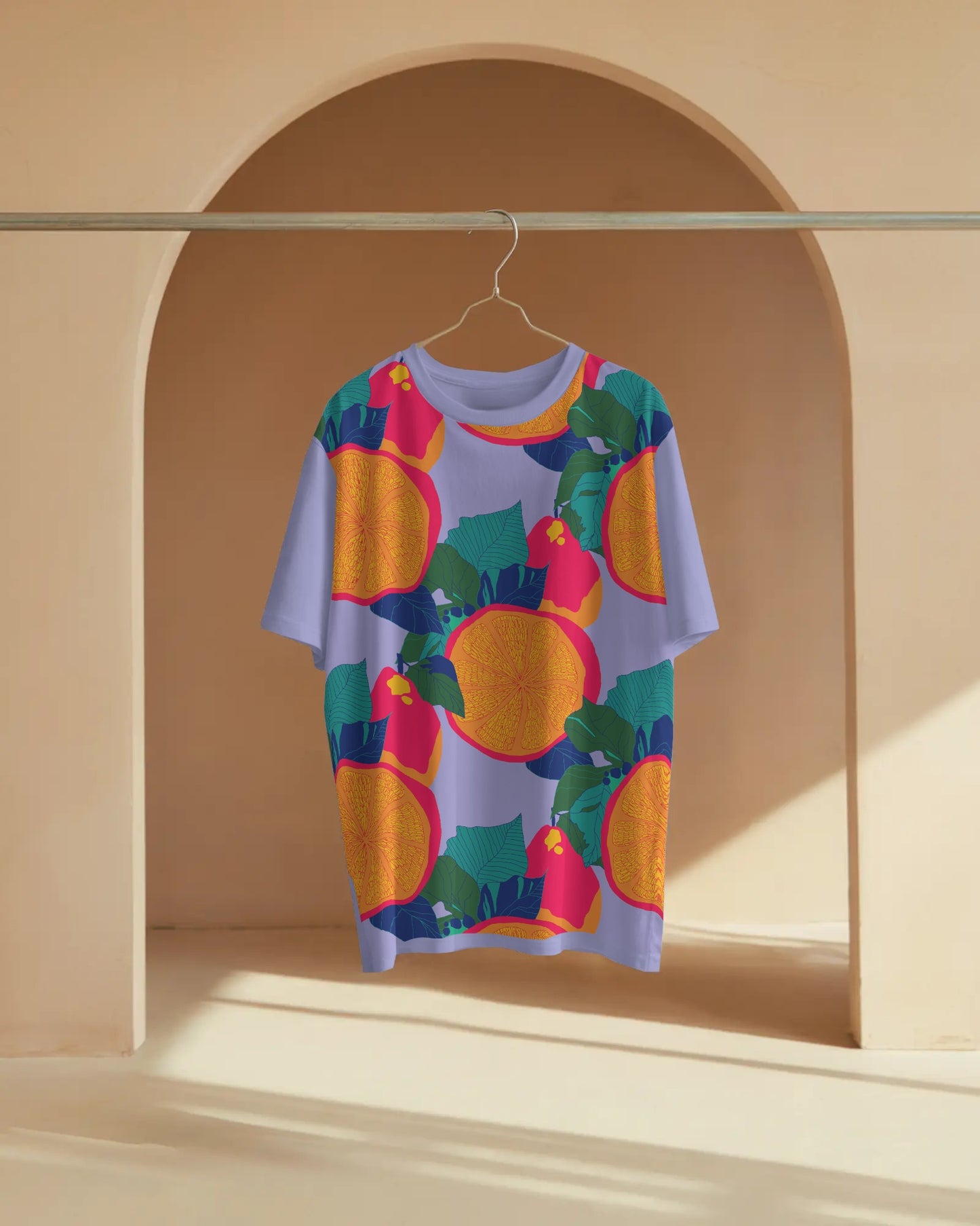 Orange Trellis™ Pattern Print by Charlotte Designs