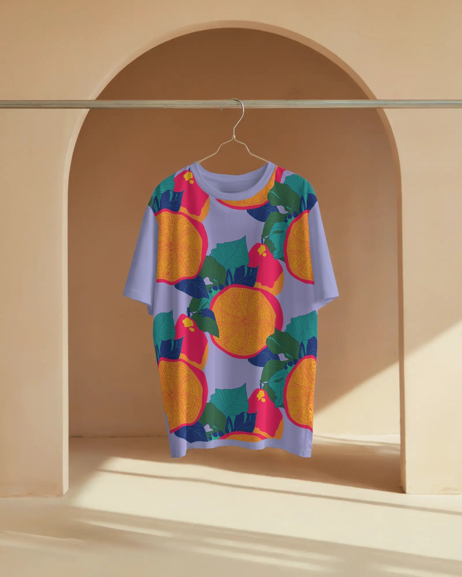 Orange Trellis™ Pattern Print by Charlotte Designs