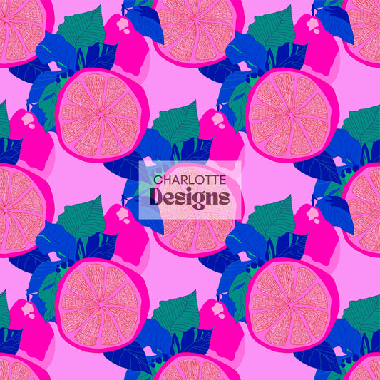 Orange Trellis™ Print by Charlotte Design | Vibrant Art