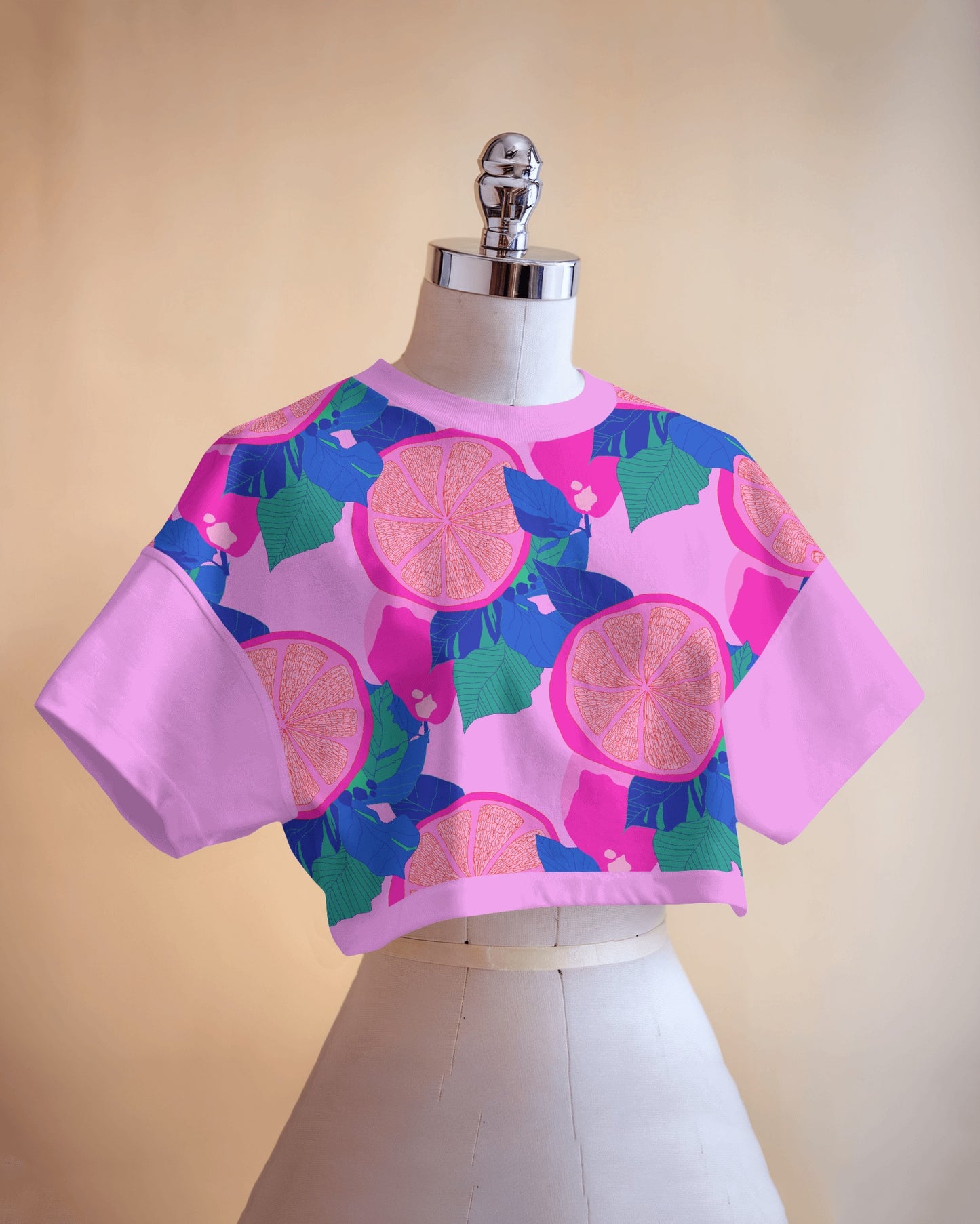 Orange Trellis™ Print by Charlotte Design | Vibrant Art