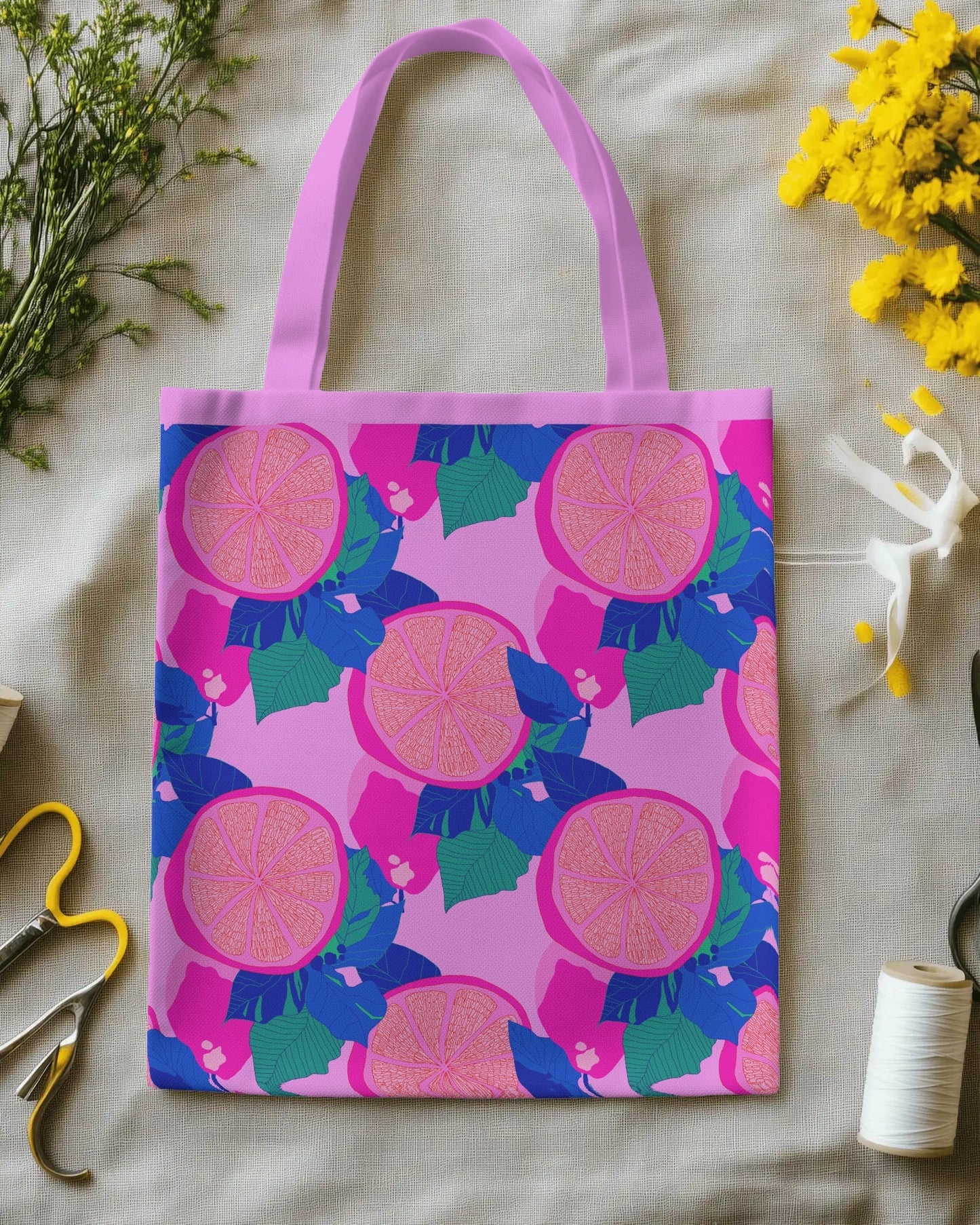 Orange Trellis™ Print by Charlotte Design | Vibrant Art