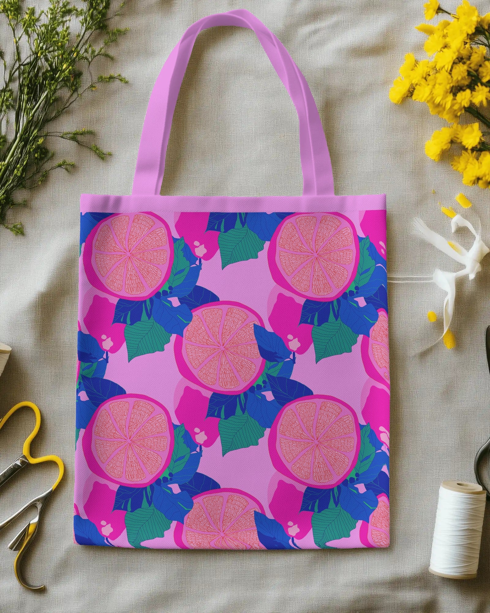 Orange Trellis™ Print by Charlotte Design | Vibrant Art