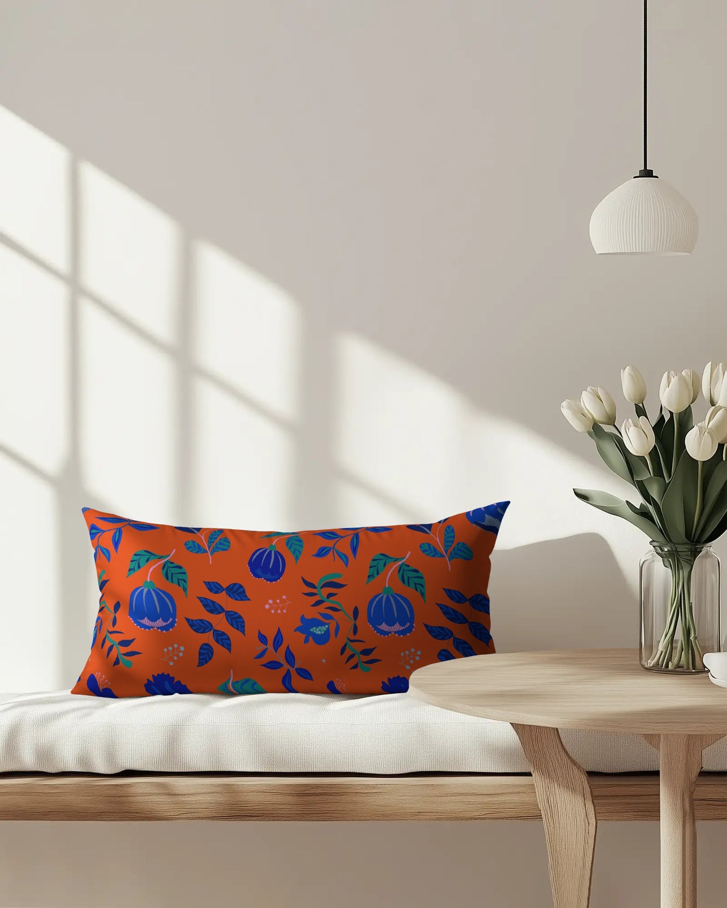 Otomi™ Orange Print by Charlotte Designs | Vibrant Art