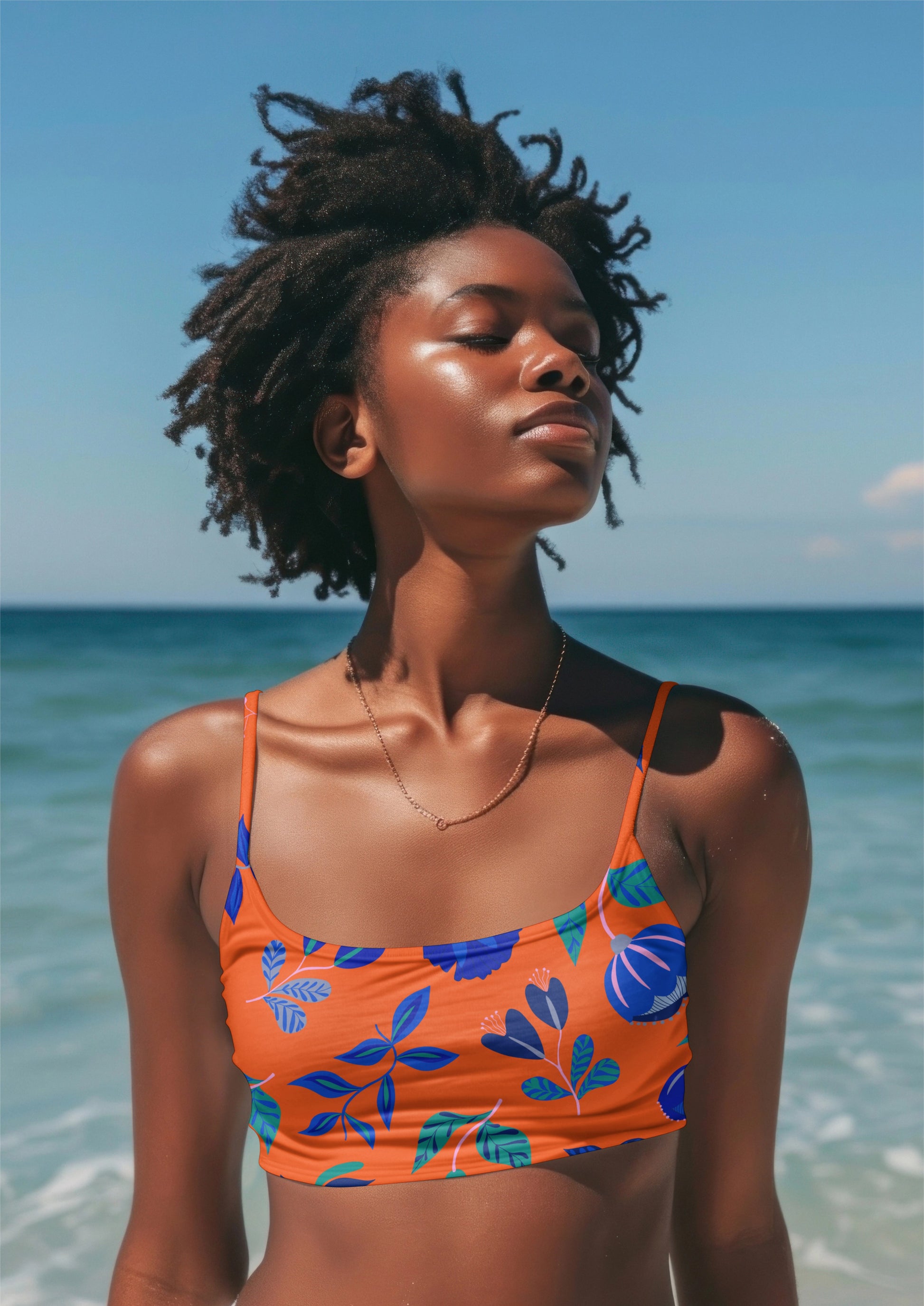 Otomi™ Orange Print by Charlotte Designs | Vibrant Art