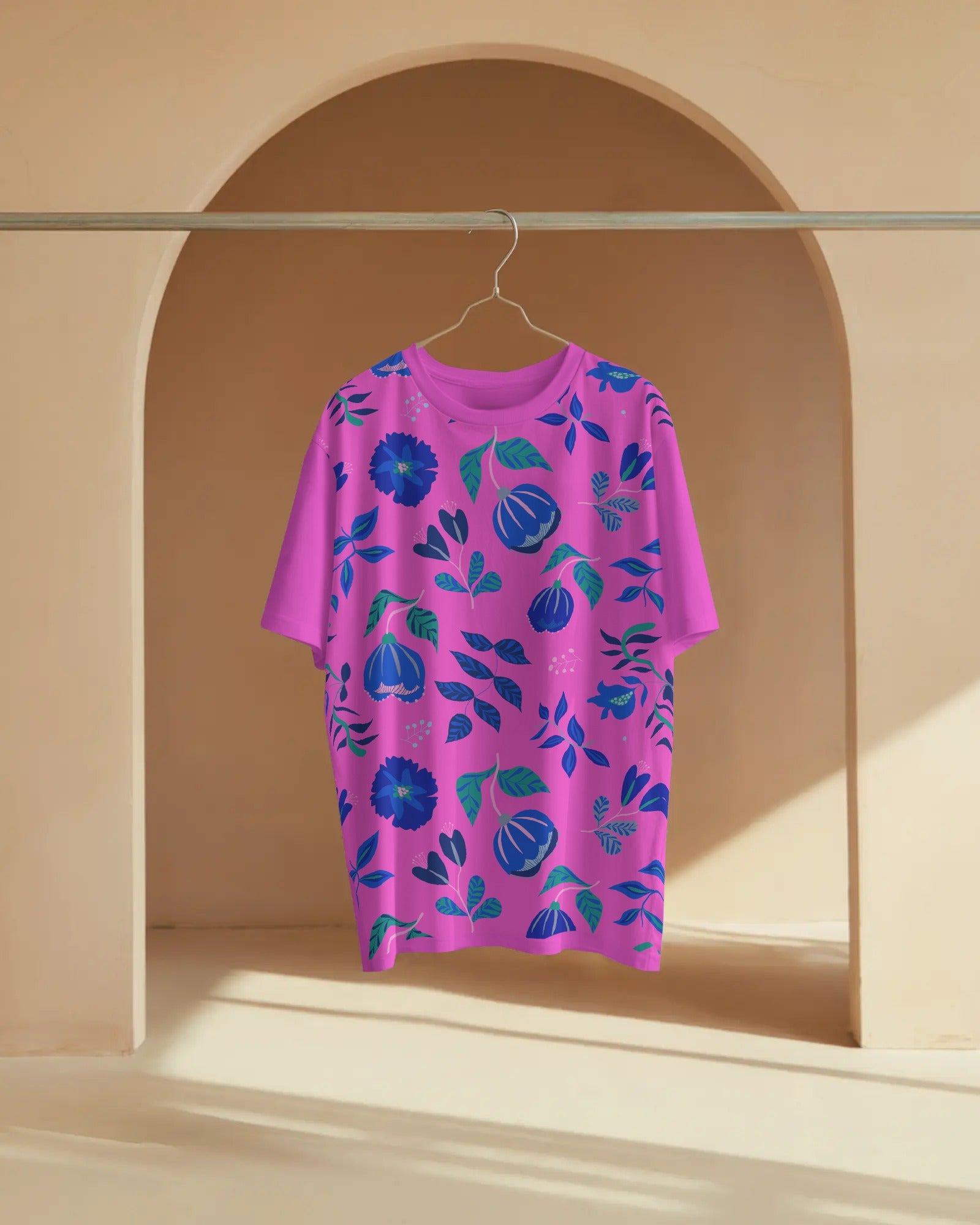 Otomi™ Pink Pattern by Charlotte Designs – Vibrant Art