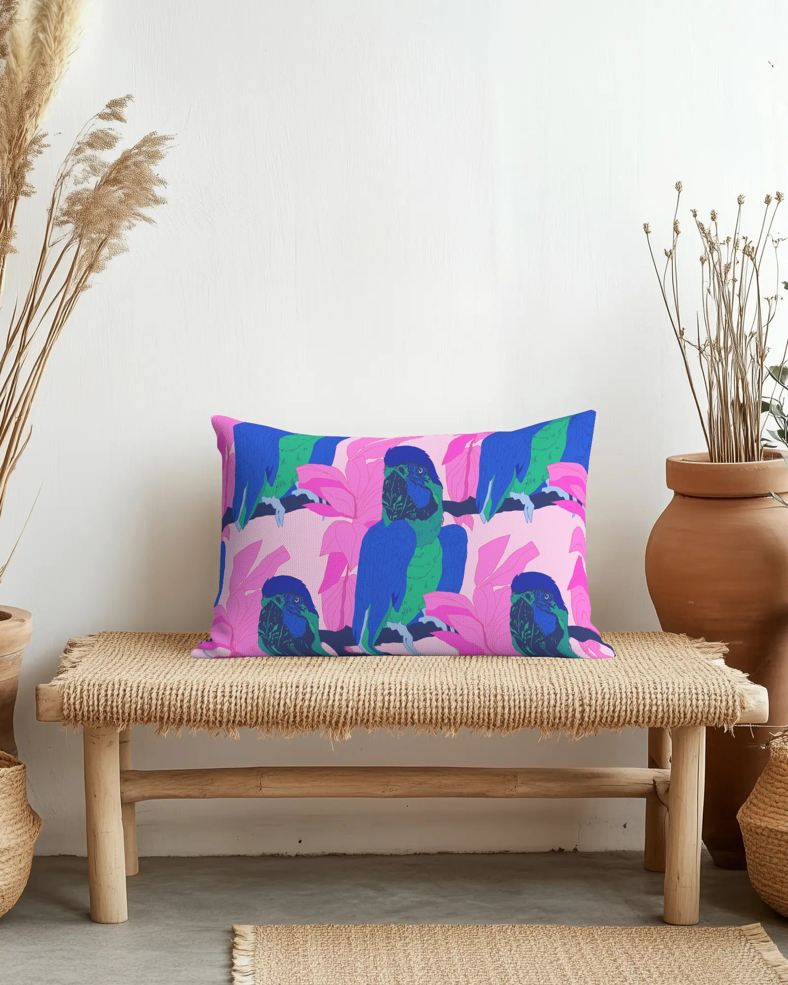 Parrot™ Pattern by Charlotte Design – Vibrant Art Print