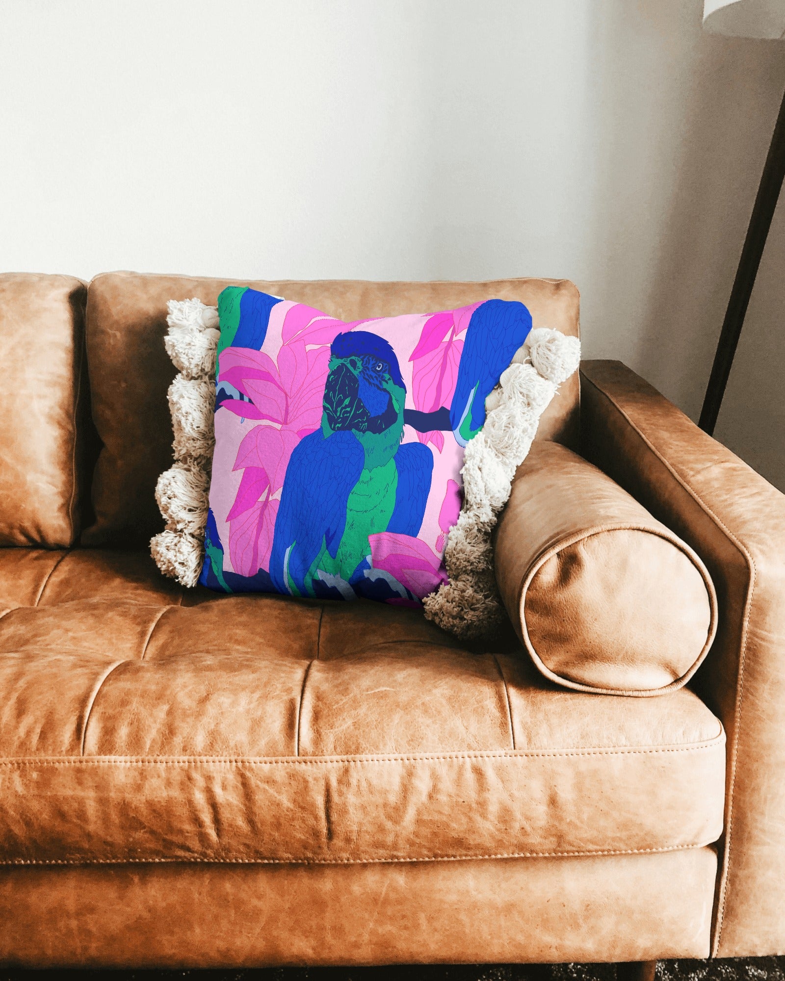 Parrot™ Pattern by Charlotte Design – Vibrant Art Print