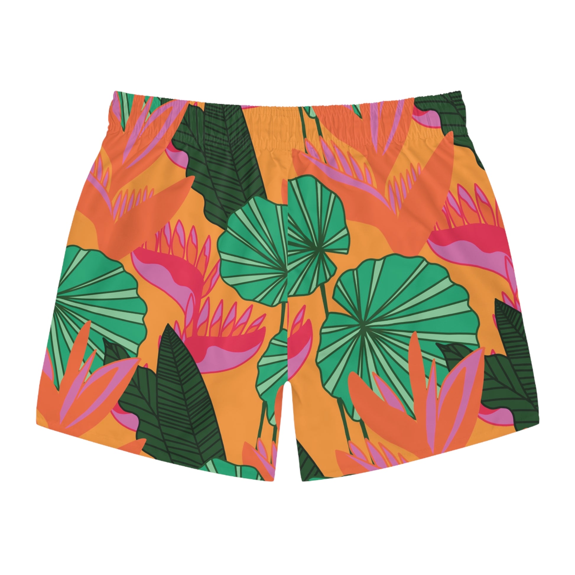 Pleated Plants™ Printed Swim Trunks by Charlotte Design