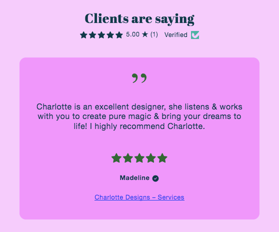 Charlotte Designs – Services