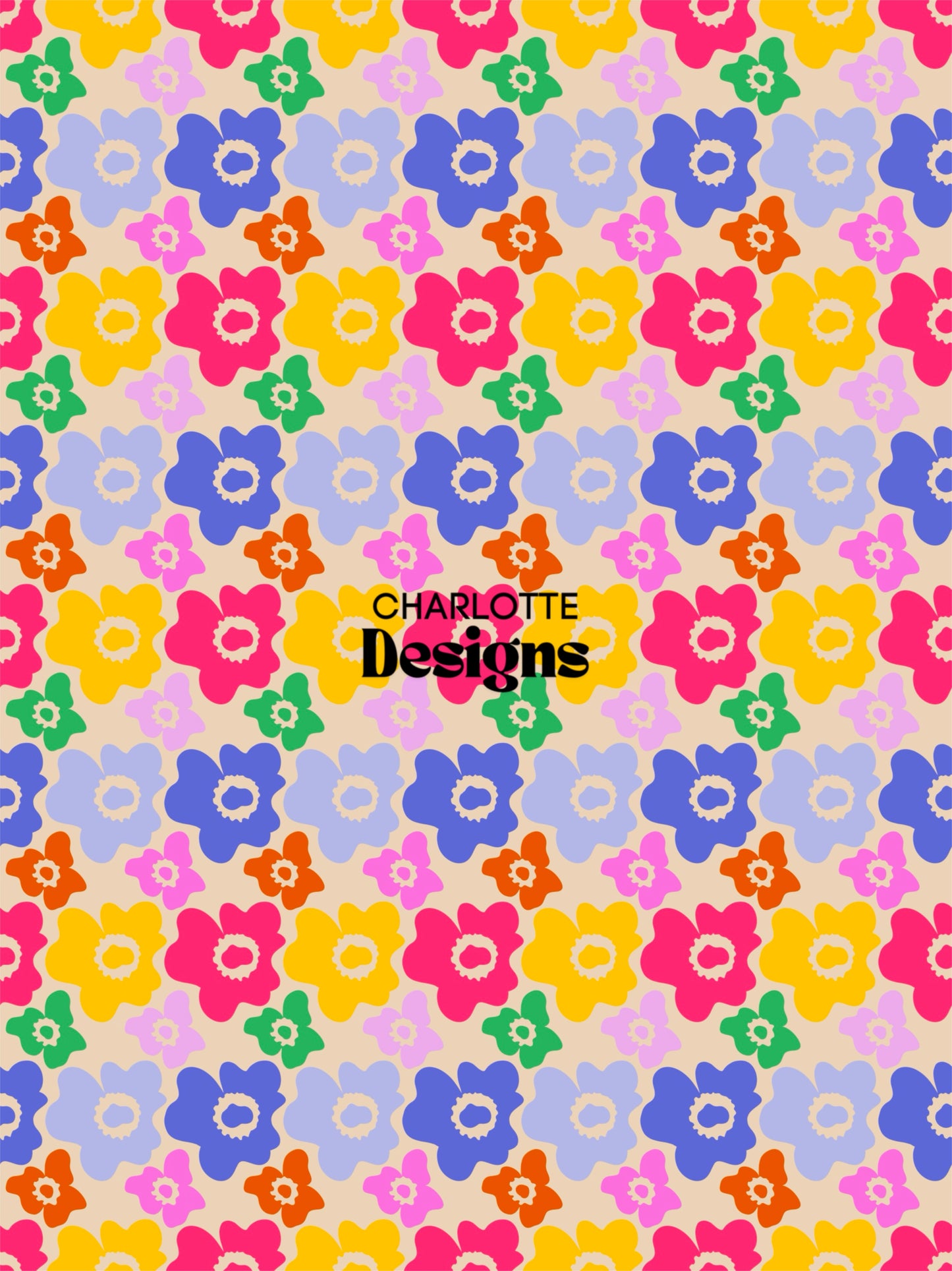 Yolk™ Vibrant Surface Pattern Design by Charlotte Design