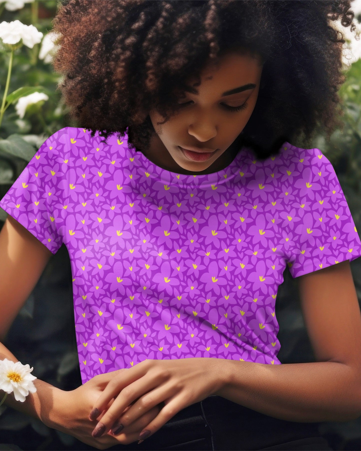 Sister Purple ™ Vibrant Hand-Drawn Pattern by Charlotte Design