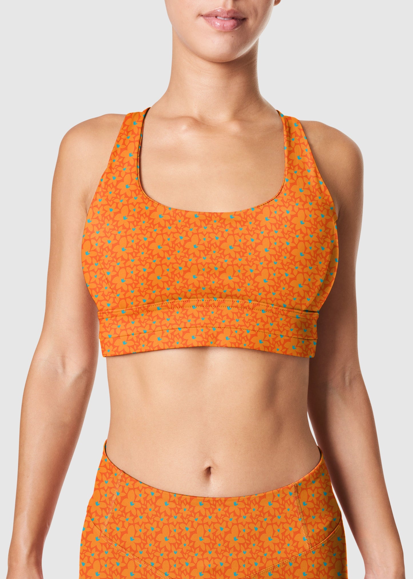 Sister Orange™ Vibrant Hand-Drawn Pattern by Charlotte Design